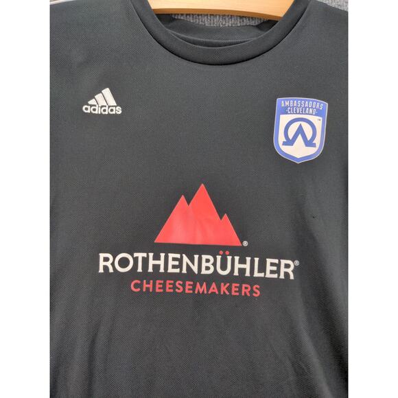Womens Adidas Climalite RothenBuhler Cheesemakers T Shirt Size XL Black - Picture 5 of 11